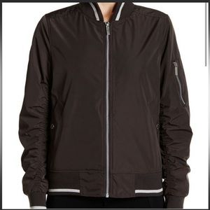 French Connection Black Bomber Jacket